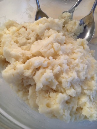 The potato cheese mixture