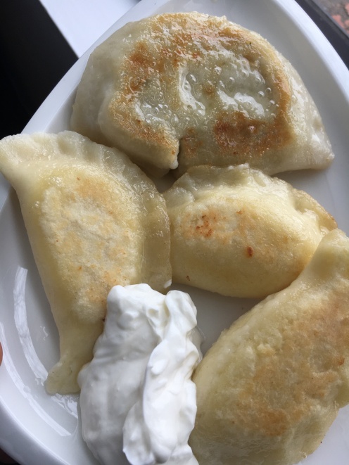 A satisfying plate of perogies